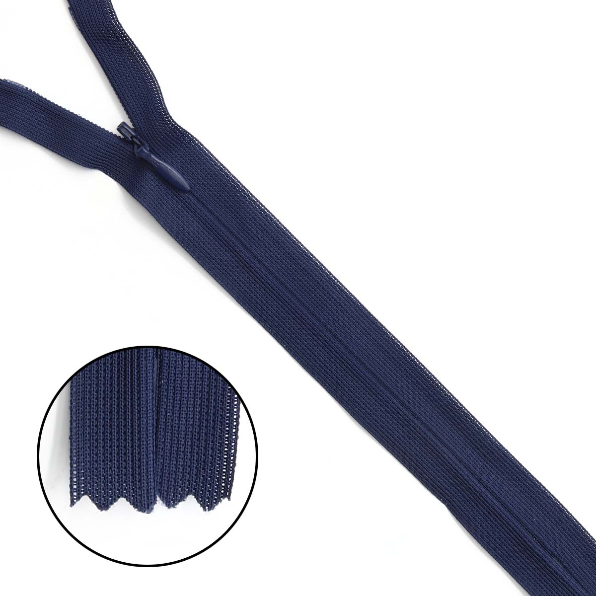 

31203/20 Молния потайная, пластик/металл-1 тип-3, синяя, 10 шт, Синий