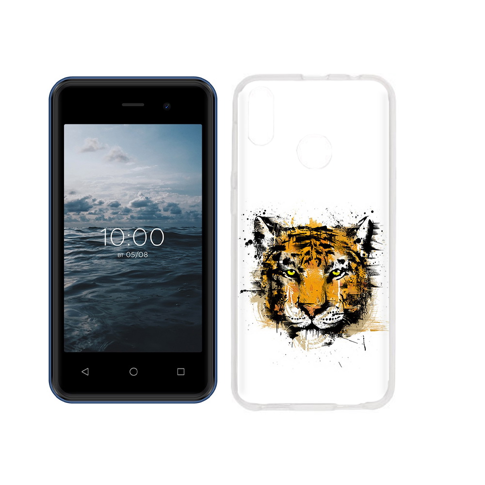 

Чехол MyPads Tocco для BQ 4030G Nice Mini тигруля, Прозрачный, Tocco
