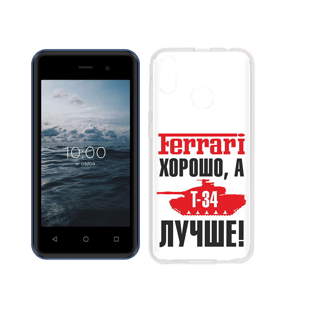 

Чехол MyPads Tocco для BQ 4030G Nice Mini т 34 лучше, Прозрачный, Tocco