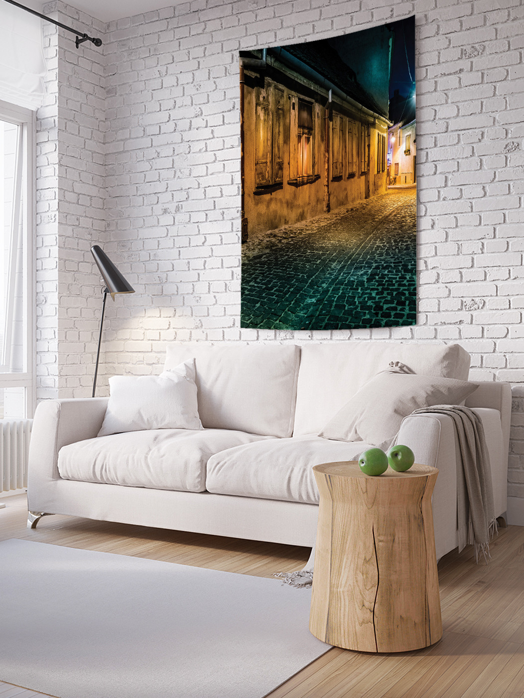 

Вертикальное фотопанно на стену JoyArty Ночная улица 100x150 см, Ночная улица
