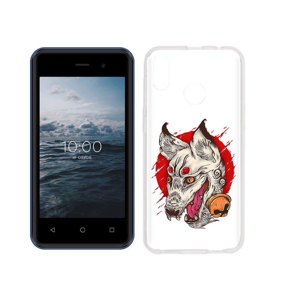

Чехол MyPads Tocco для BQ 4030G Nice Mini страшная собака, Прозрачный, Tocco