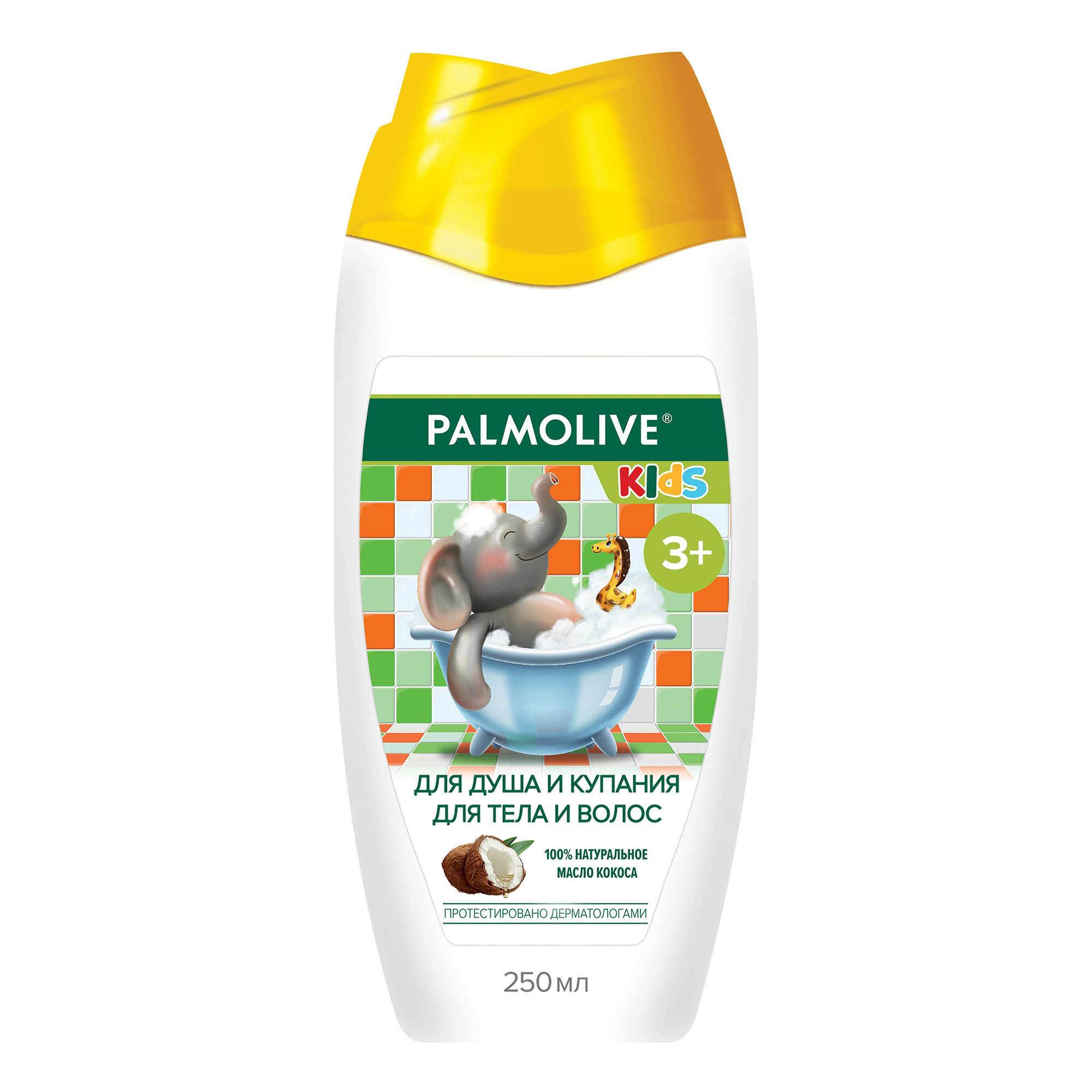 фото Гель для душа palmolive kids детский с маслом кокоса 250 мл