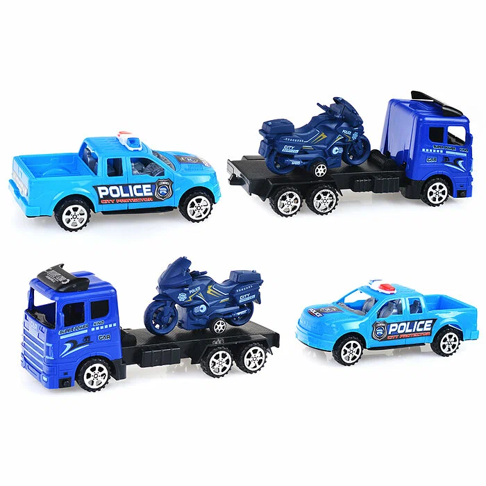 Автовоз MR895-31 с полицейским автотранспортом под колпаком 494₽