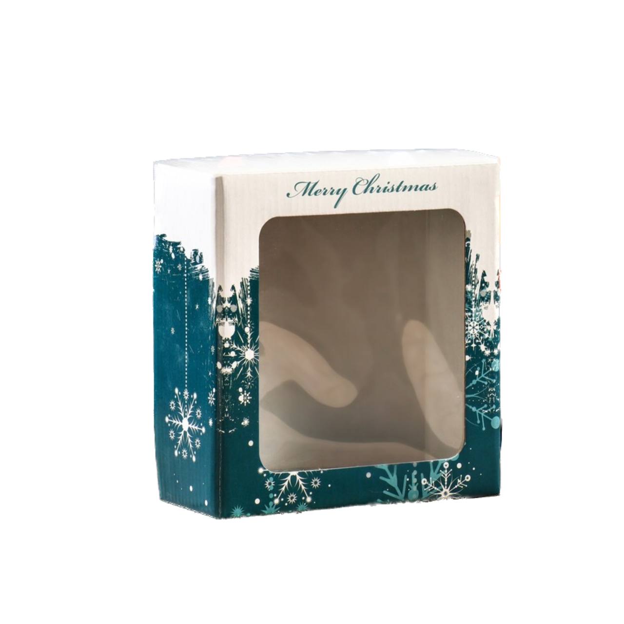 

Складная коробка "Снежинки Merry Christmas", 14,5 х 14,5 х 6 см, Разноцветный