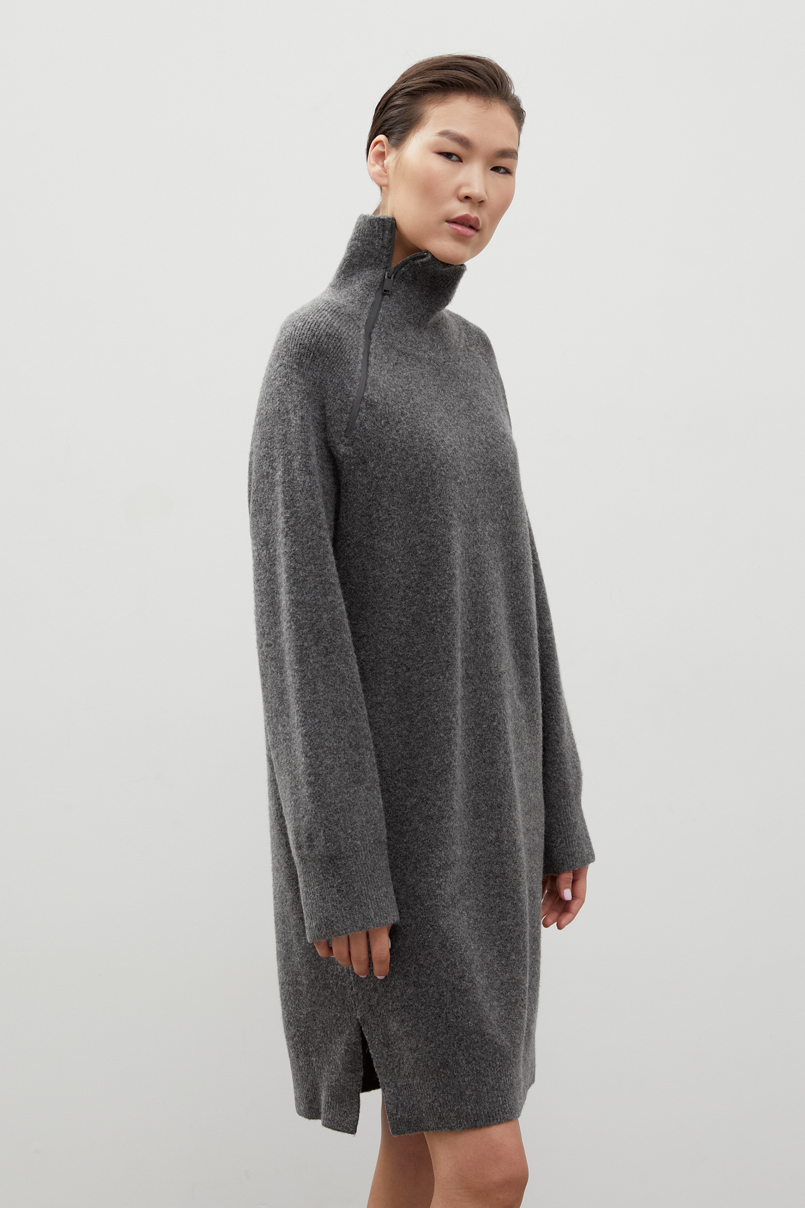

Платье женское Finn Flare FWC11115 серое 2XL, FWC11115