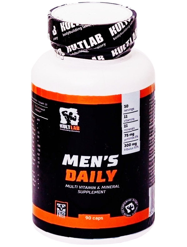Витаминно-минеральный комплекс для мужчин Men's Daily, 90 капc / Kultlab