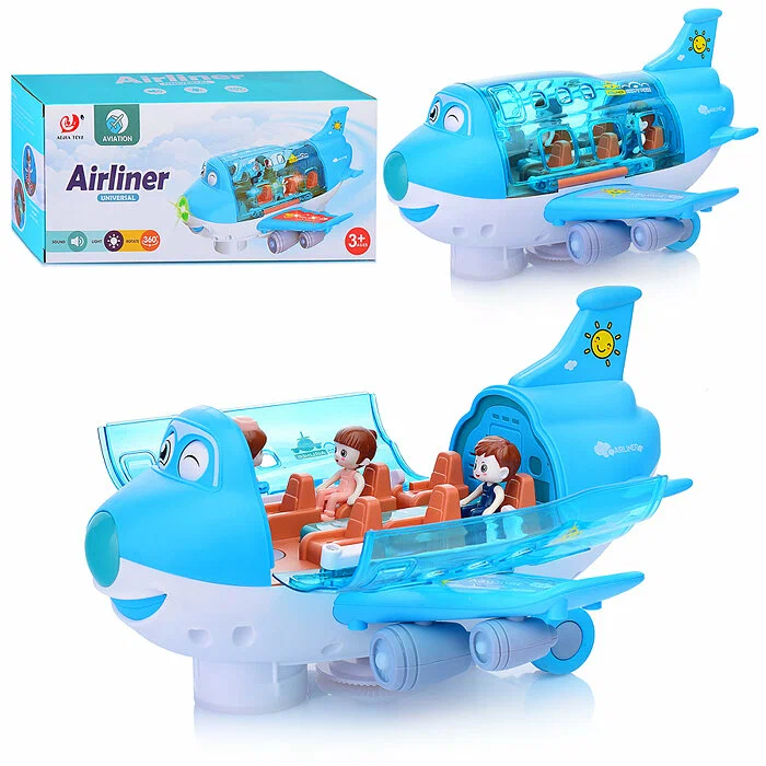 Самолет 8811-16 Пухлик на батарейках в коробке 1392₽