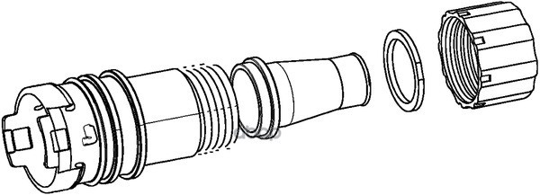 9XX 340 883-001_разъем! 7-pin Easyconn Di=33mmSchmitz, Kogel