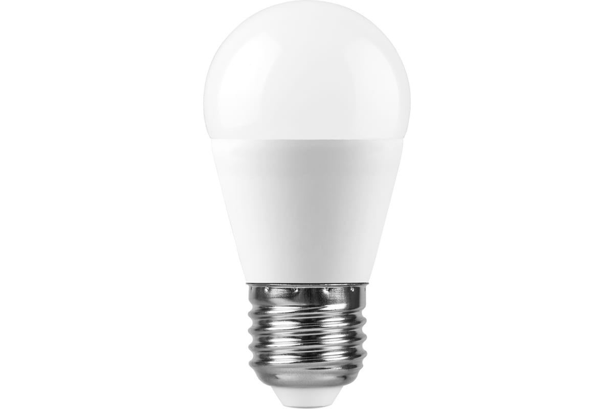 

Лампа Saffit SBG4515 светодиодная, шарик, E27, 15W, 2700K, 1 шт.
