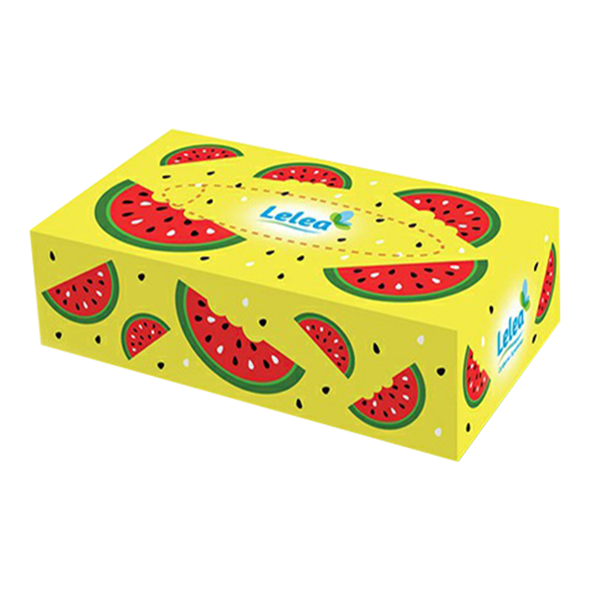 

Салфетки бумажные Lelea Watermelon двухслойные 100 шт