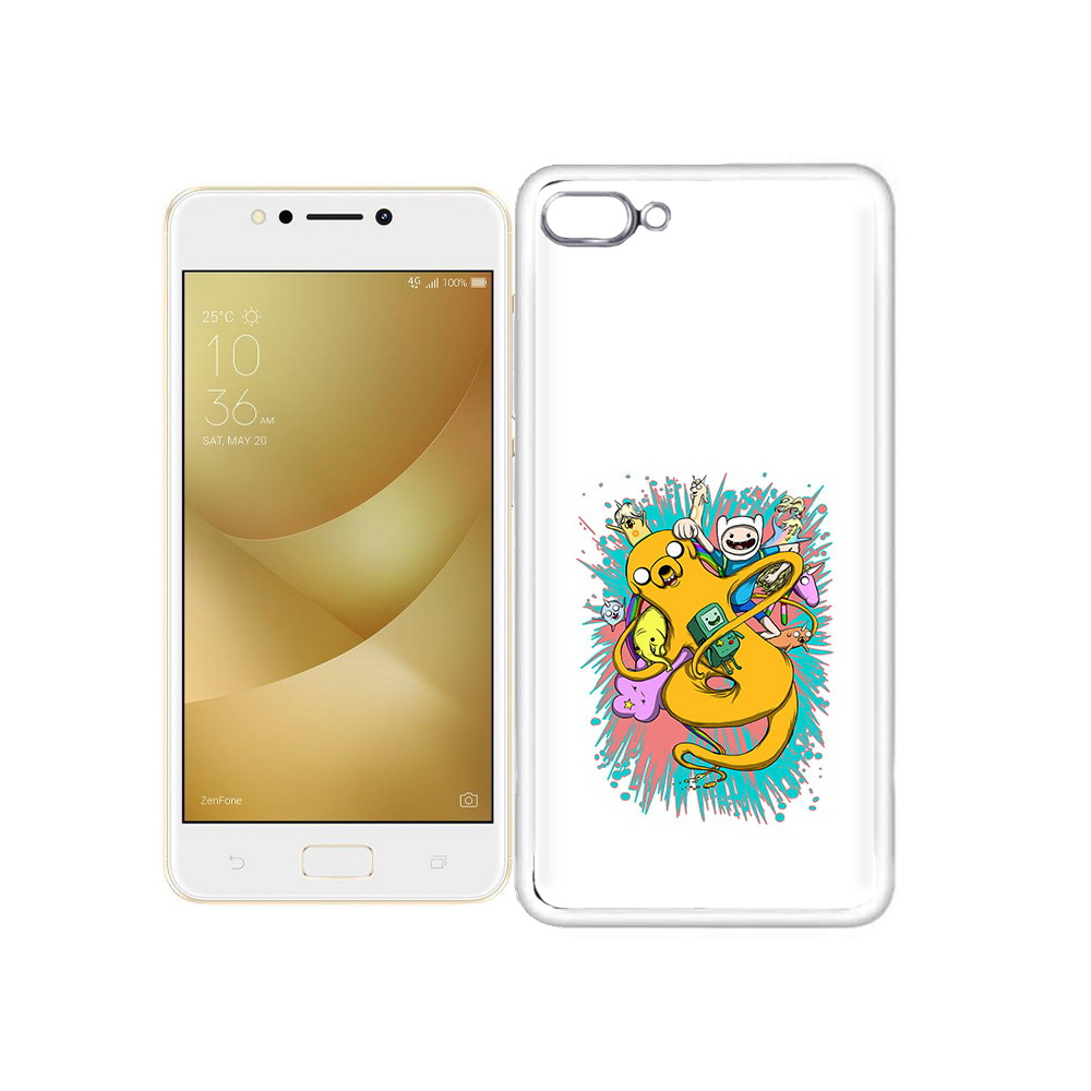 

Чехол MyPads Tocco для Asus ZenFone 4 Max время приключений рисунок, Прозрачный, Tocco