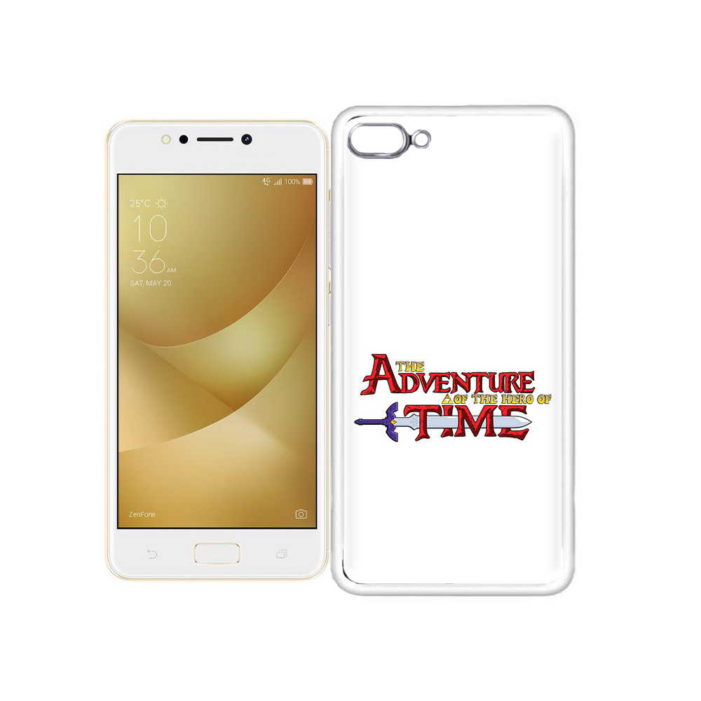 Чехол MyPads Tocco для Asus ZenFone 4 Max время приключений логотип