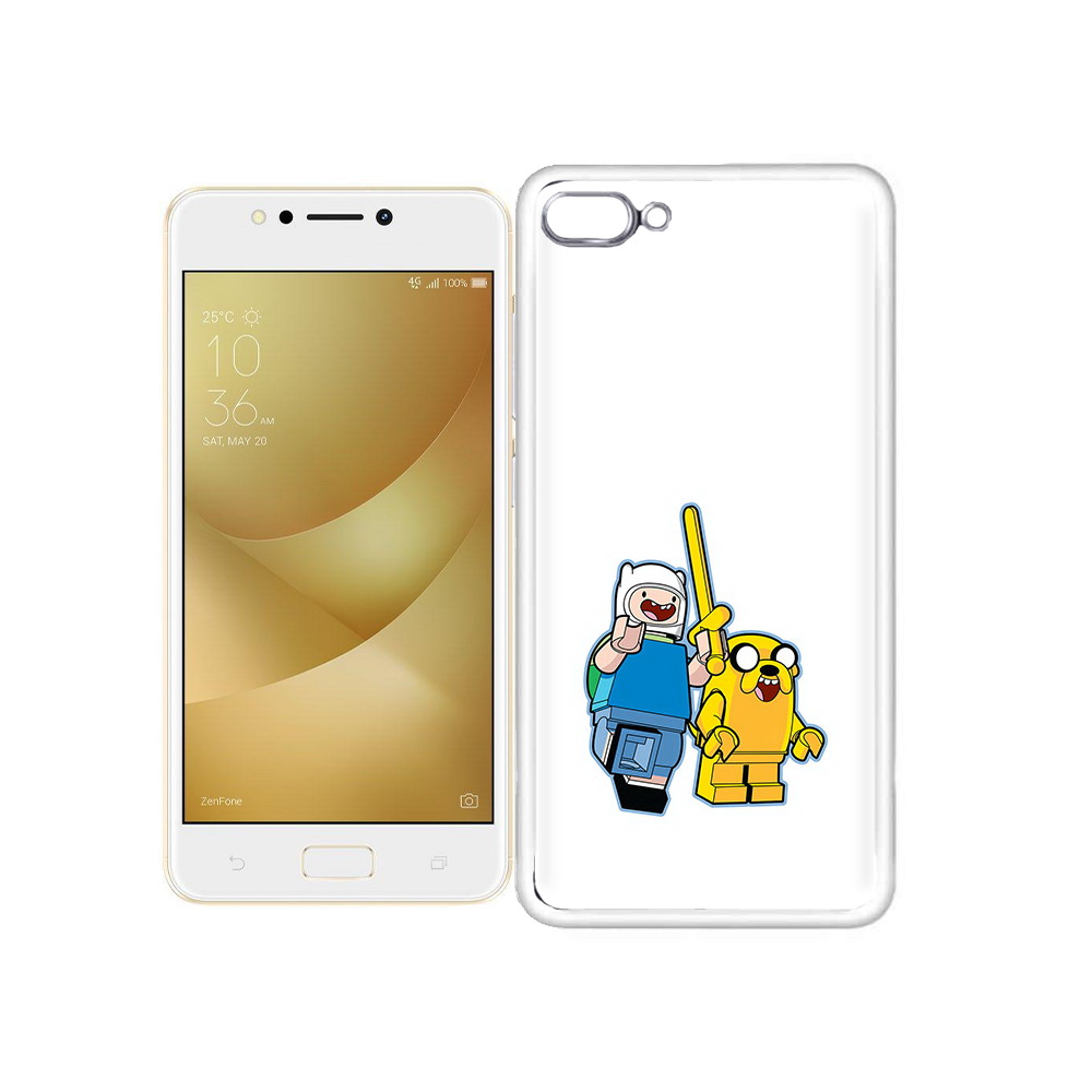 

Чехол MyPads Tocco для Asus ZenFone 4 Max время приключений лего, Прозрачный, Tocco