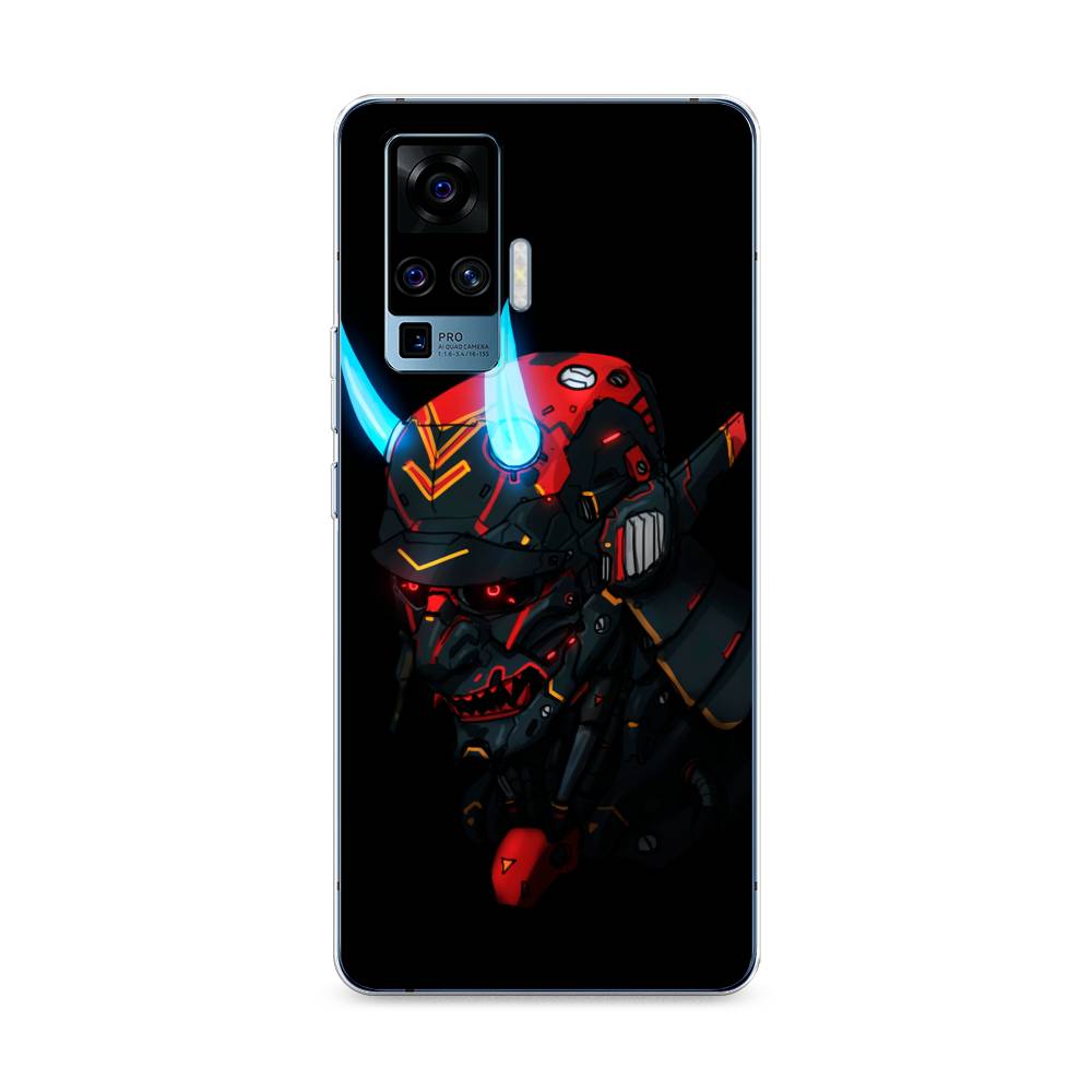 

Чехол Awog на Vivo X50 Pro "Неоновый самурай", Разноцветный, 262350-6