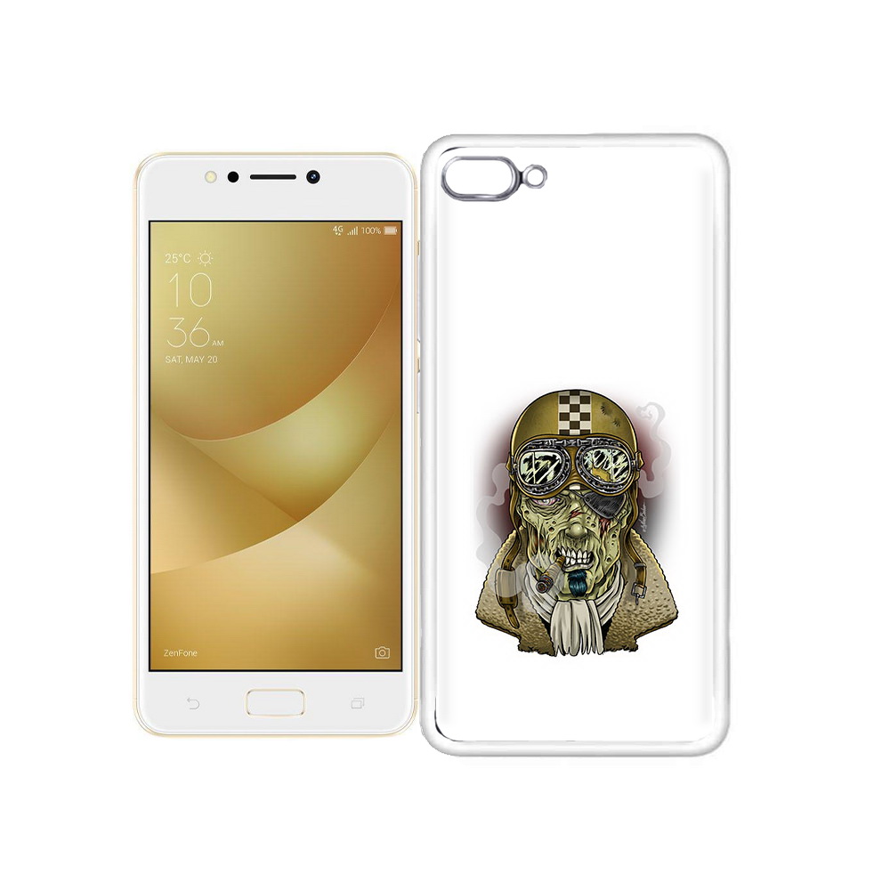 

Чехол MyPads Tocco для Asus ZenFone 4 Max военный зомби, Прозрачный, Tocco