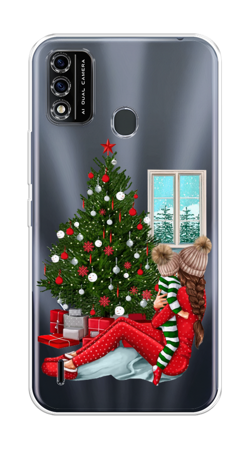 

Чехол на Itel A48 "Новый год с мамой", Красный;зеленый;голубой, 3200150-6
