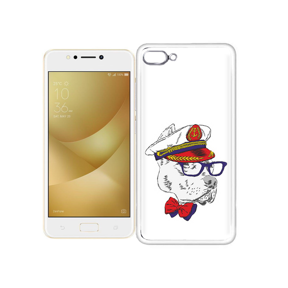 

Чехол MyPads Tocco для Asus ZenFone 4 Max бульдог, Прозрачный, Tocco