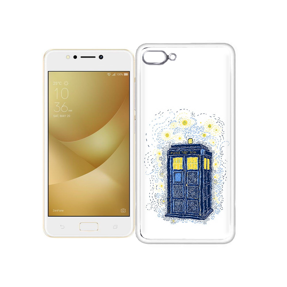 

Чехол MyPads Tocco для Asus ZenFone 4 Max будка рисунок, Прозрачный, Tocco