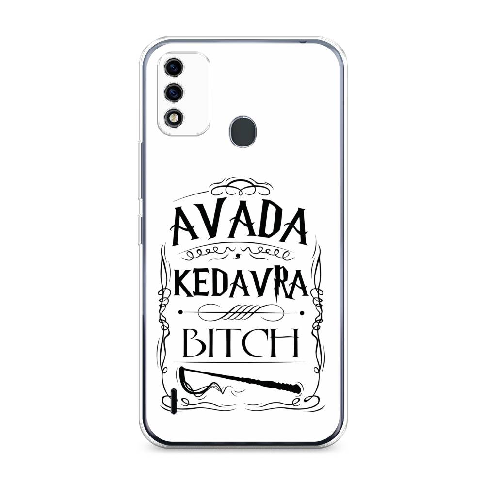 

Чехол для Itel A48 "Avada kedavra bitch", Белый;серый;черный, 3200150-6