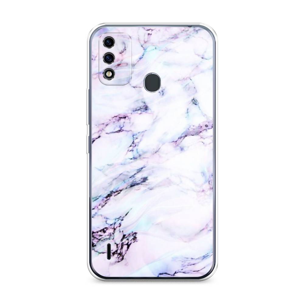 

Чехол для Itel A48 "Радужный мрамор", Серый;фиолетовый, 3200150-3