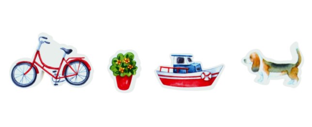 

Ластик Лента Kids Craft фигурный каучуковый в ассортименте, Разноцветный