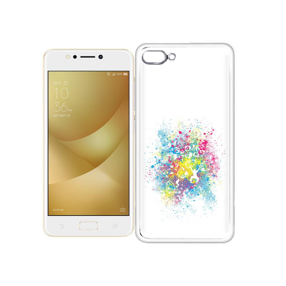 

Чехол MyPads Tocco для Asus ZenFone 4 Max акварель абстракция, Прозрачный, Tocco