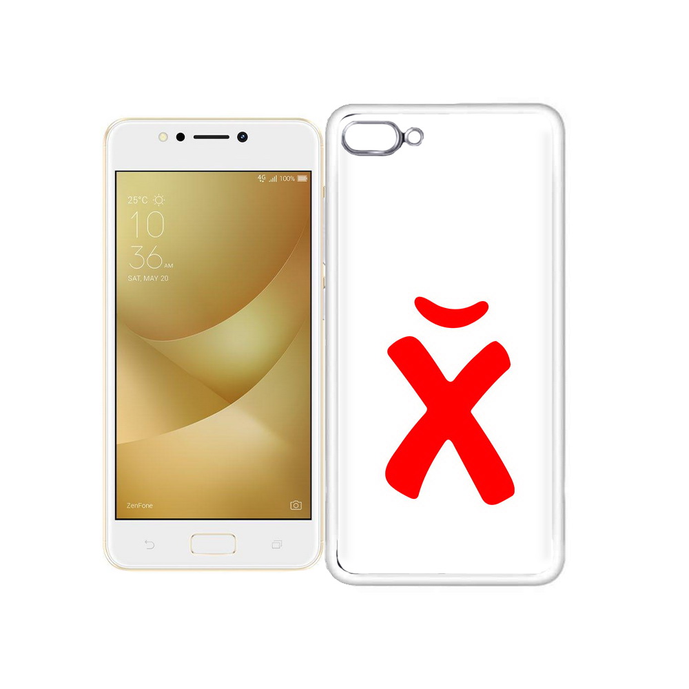 

Чехол MyPads Tocco для Asus ZenFone 4 Max абстракция буква х, Прозрачный, Tocco