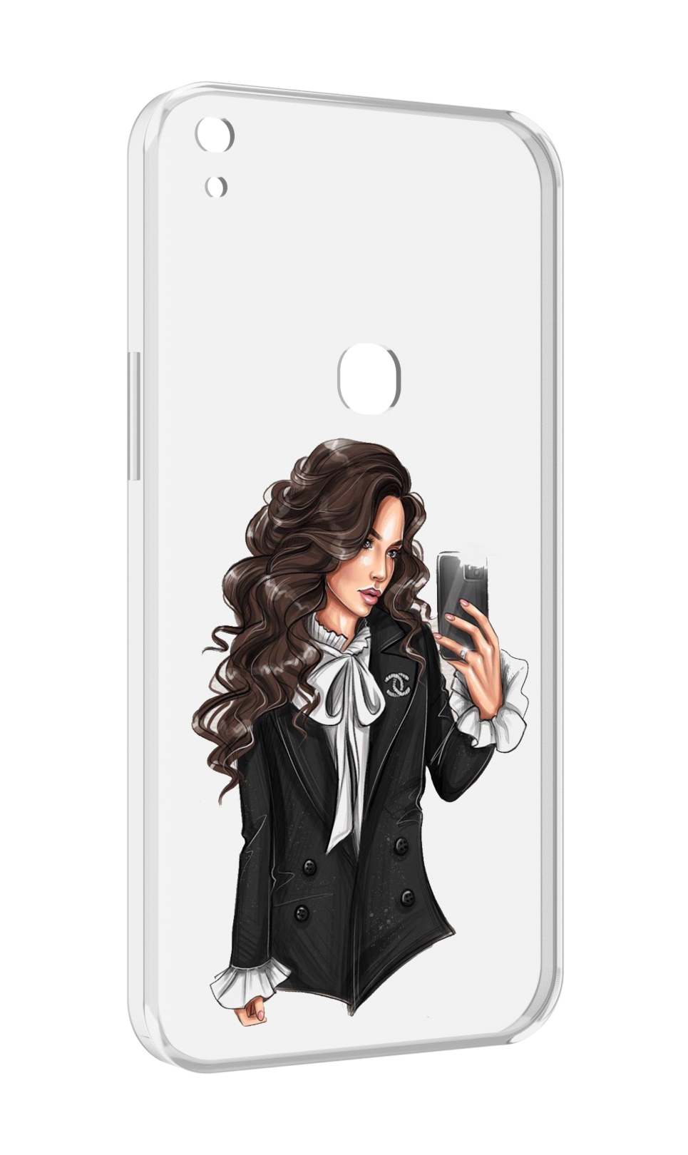 

Чехол MyPads Стильная-девушка для Alcatel SHINE LITE 5080X 5.0, Прозрачный, Tocco