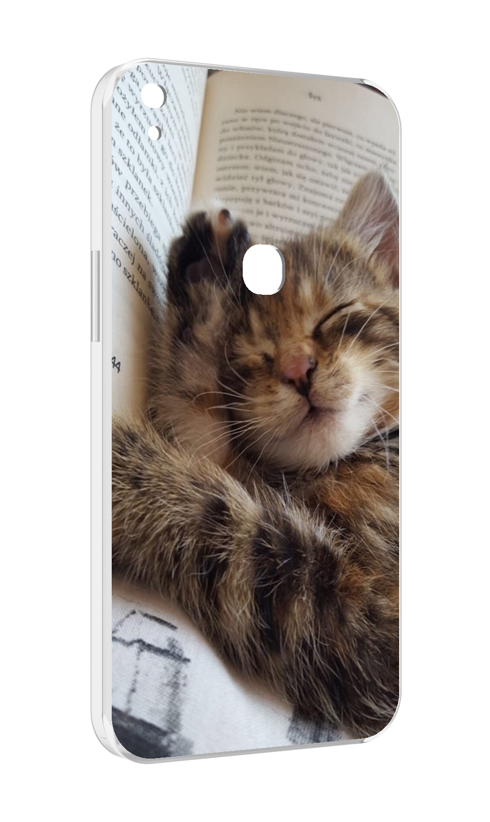 

Чехол MyPads Спящий-котенок для Alcatel SHINE LITE 5080X 5.0, Прозрачный, Tocco
