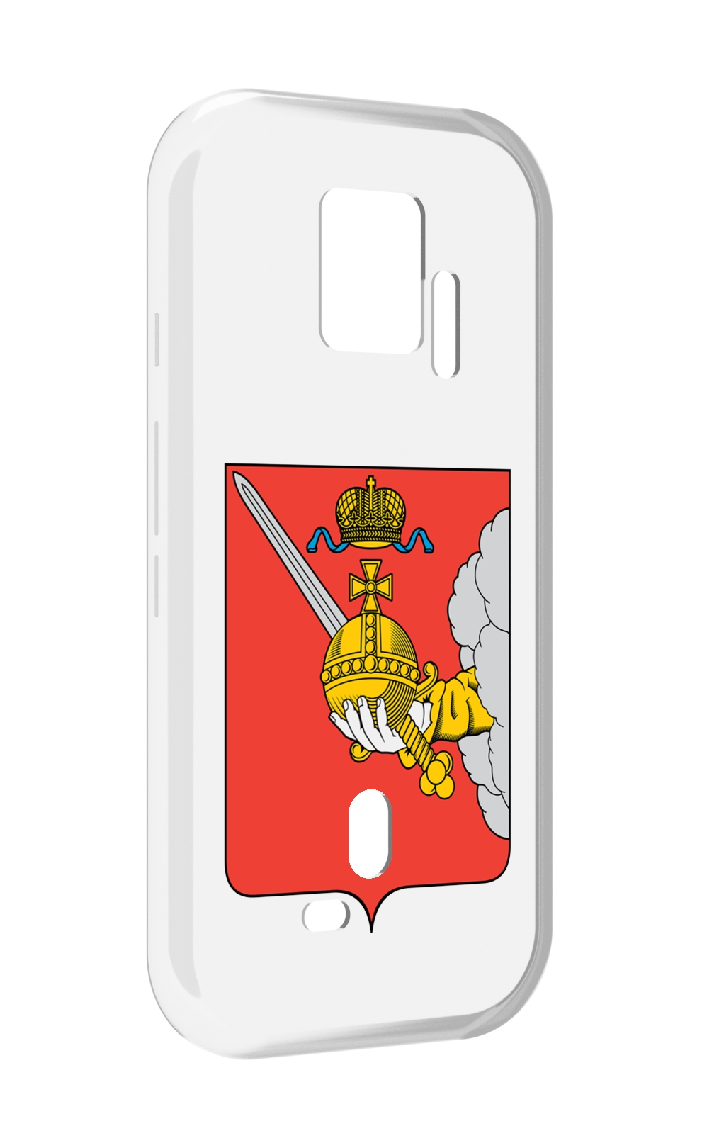 

Чехол MyPads герб-вологодскои-области для ZTE Nubia Red Magic 7S Pro, Прозрачный, Tocco