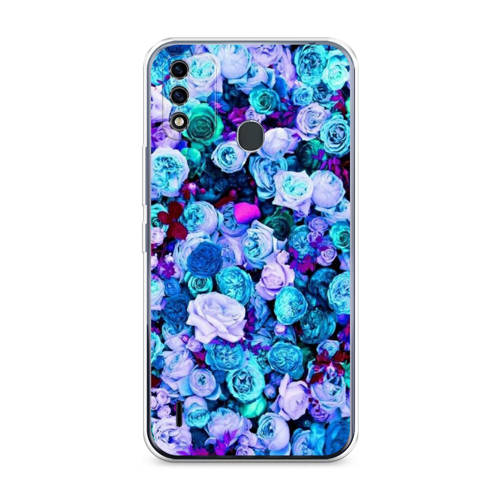 

Чехол для Itel A48 "Цветочный ковер", Фиолетовый, 3200150-2