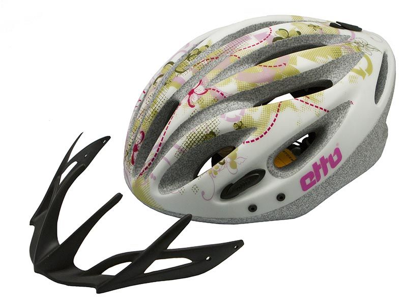 фото Велосипедный шлем etto kolibri, белая роза, s/m