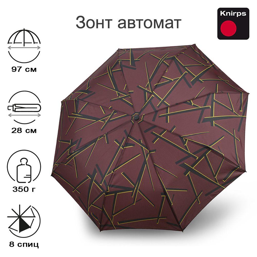 

Зонт женский Knirps A.200 Medium Duomatic kombat chianti, A.200 Medium Duomatic