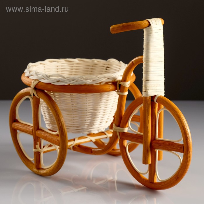 

Кашпо Велосипед, 291519 см, кашпо 2012 см, ротанг