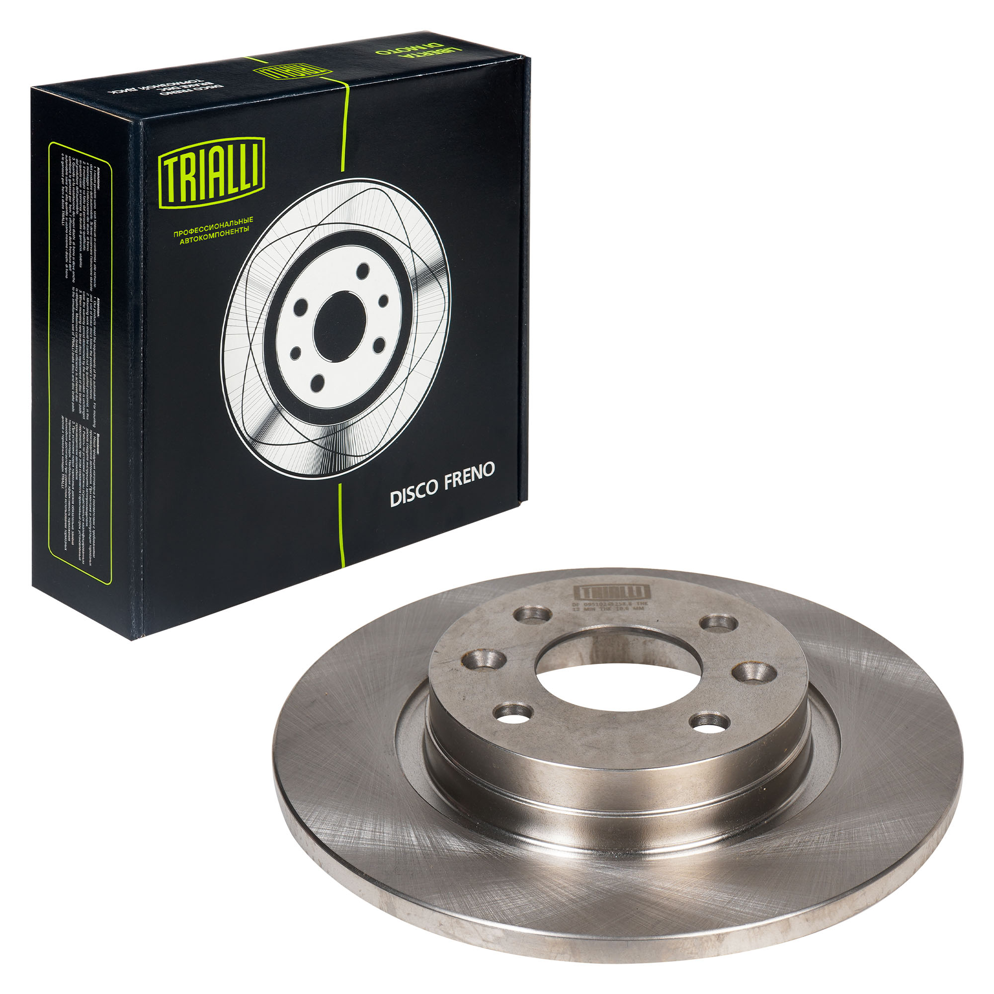 

Диск тормозной передний для для Renault Logan (04-) c ABS TRIALLI DF095102