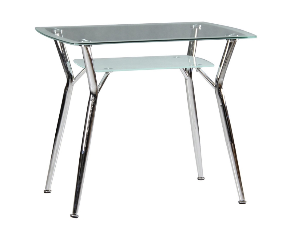 фото Кухонный стол hoff 75х90х60 см, серебристый