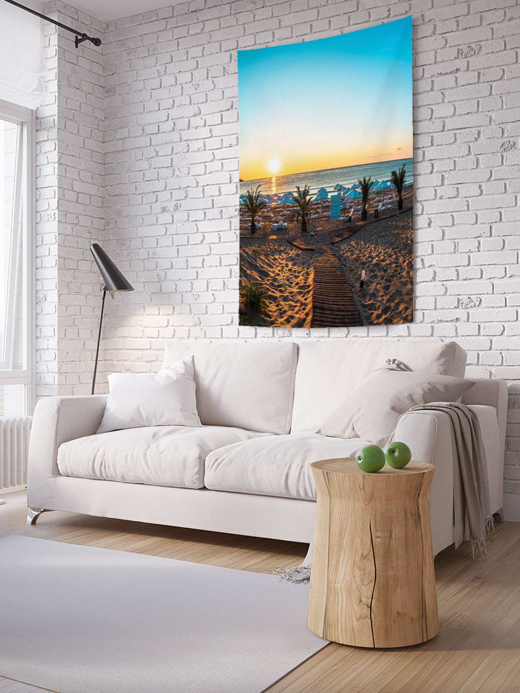

Вертикальное фотопанно на стену JoyArty Пляж на рассвете 100x150 см, Пляж на рассвете