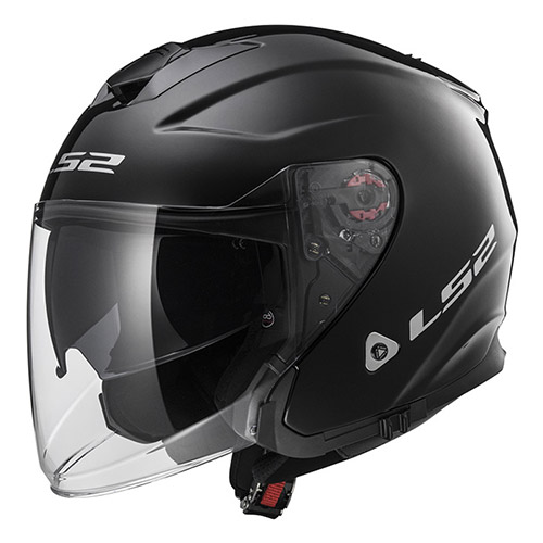 Открытый шлем OF521 Infinity Solid LS2 Черный S