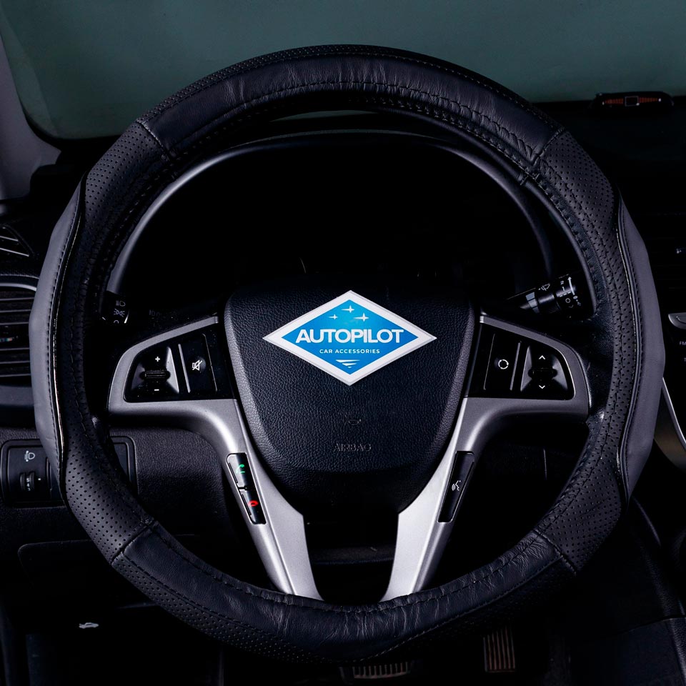 

Оплетка на руль Автопилот Honda-1023-BLW-038001 Хонда хр-в (2013-2018) внедорожник, Черный