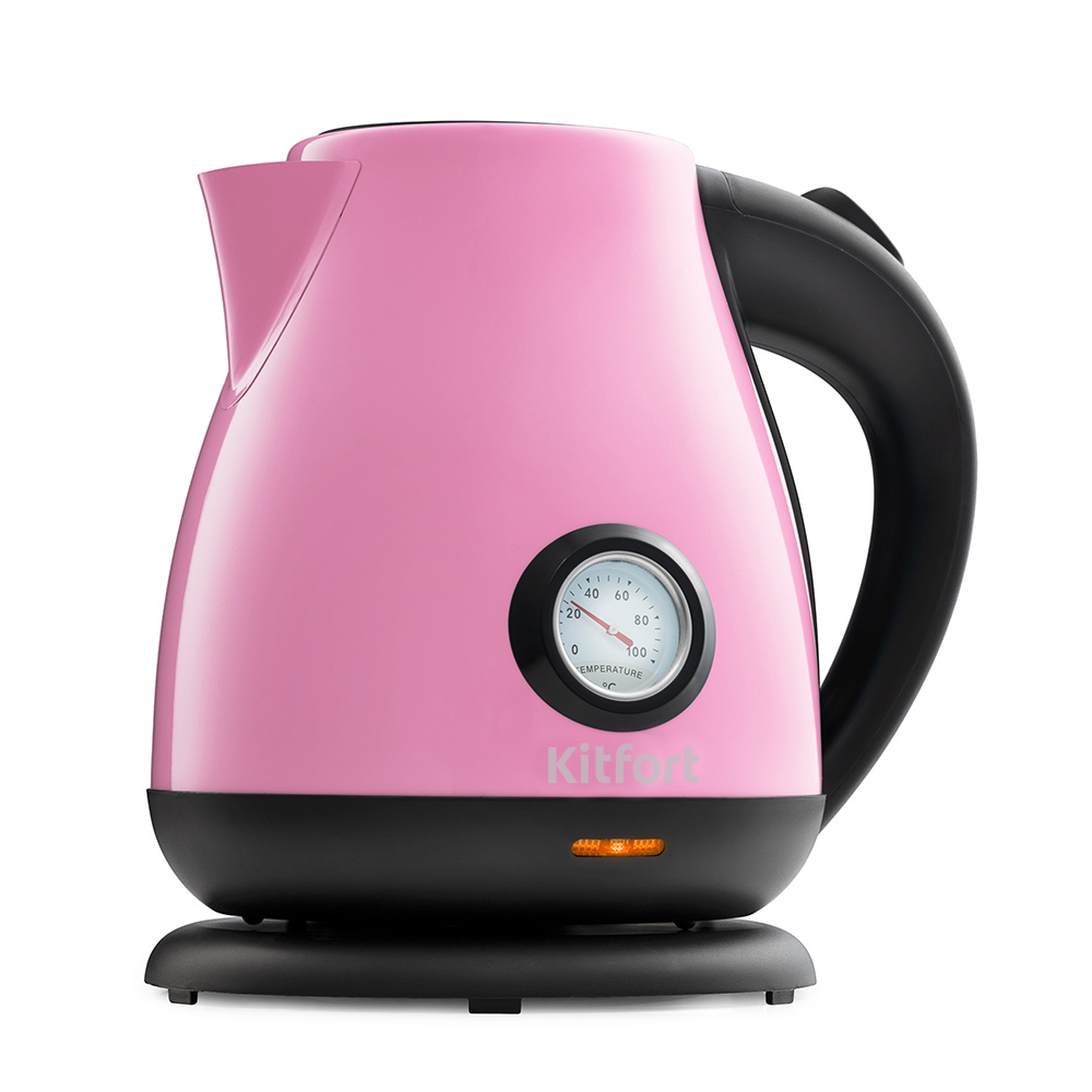 Чайник электрический Kitfort KT-642-1 1.7 л розовый термопот kitfort кт 2508 2 4 л розовый