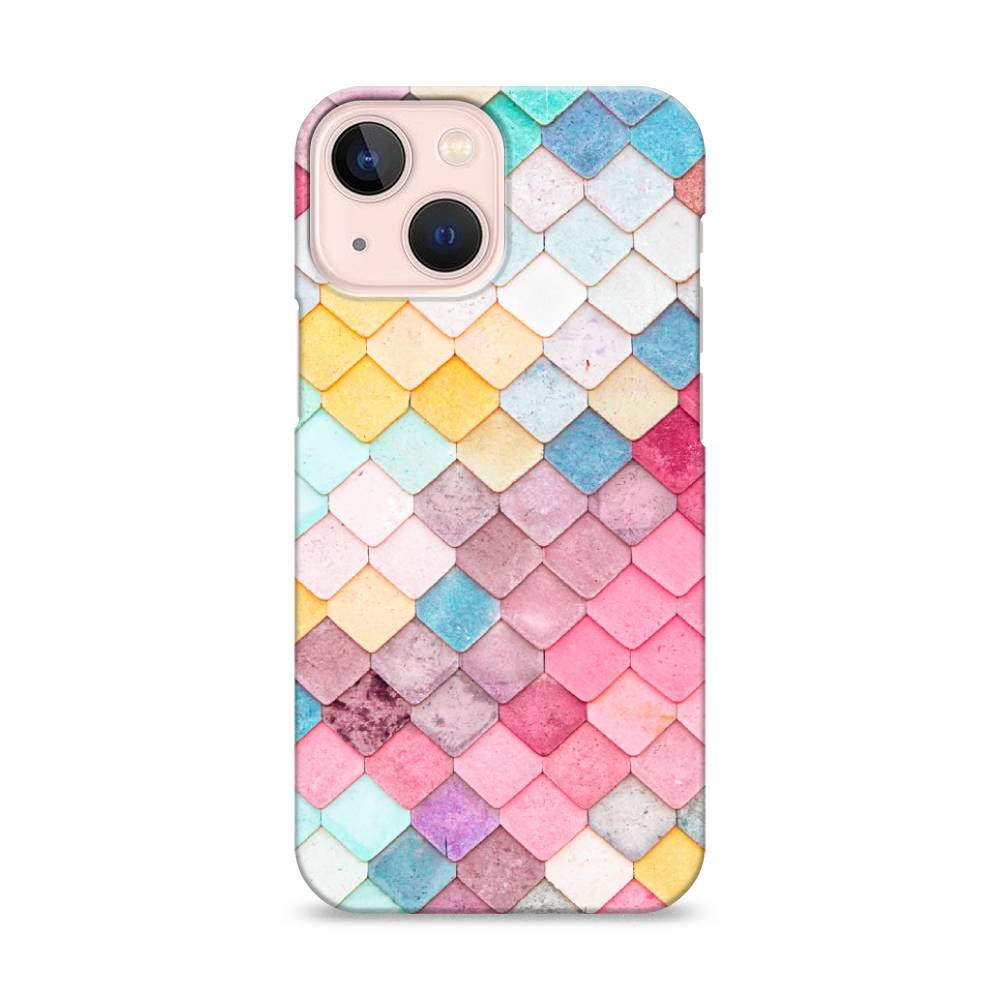 

Пластиковый чехол "Нежные ромбики" на Apple iPhone 13 mini, 14120-3