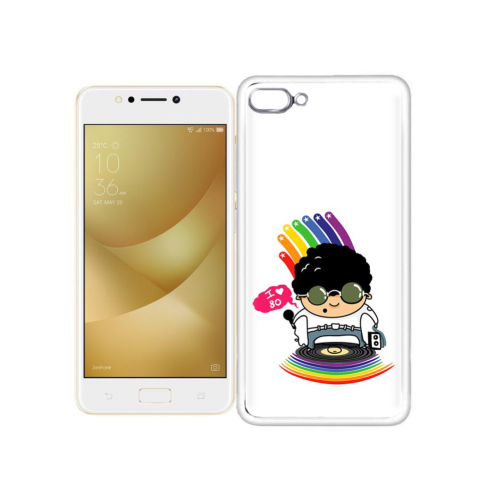 

Чехол MyPads Tocco для Asus ZenFone 4 Max Я люблю 80-е, Прозрачный, Tocco