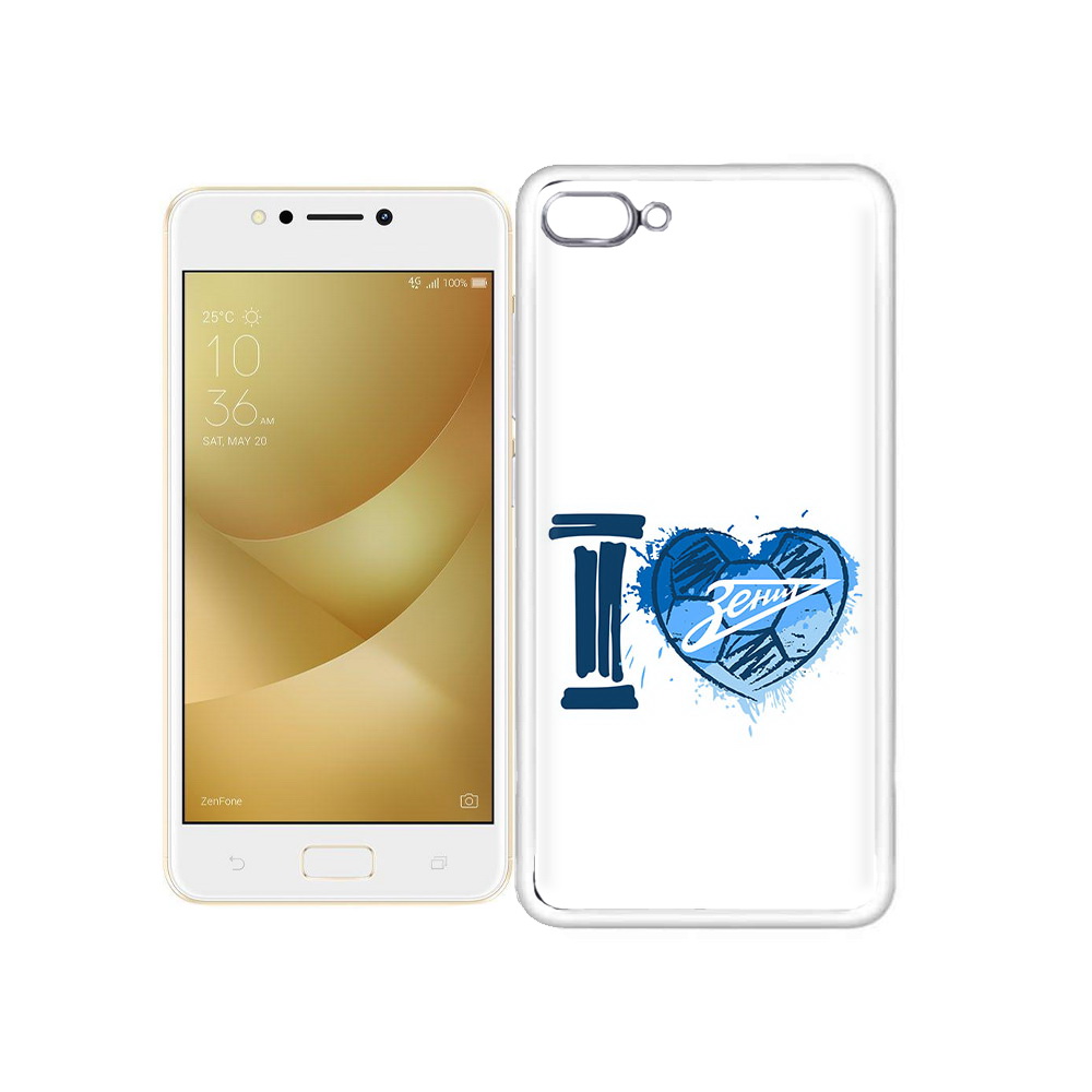 

Чехол MyPads Tocco для Asus ZenFone 4 Max ФК я люблю зенит, Прозрачный, Tocco