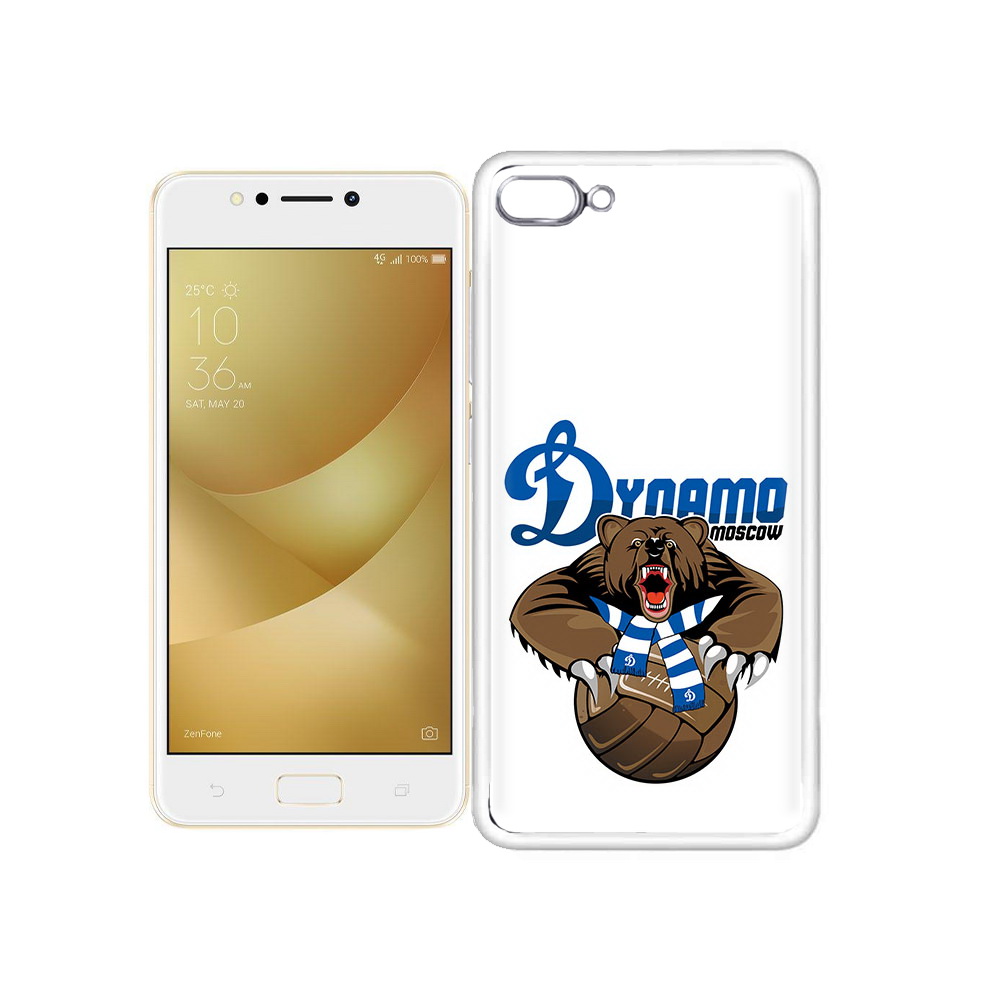 

Чехол MyPads Tocco для Asus ZenFone 4 Max ФК Динамо медведь, Прозрачный, Tocco