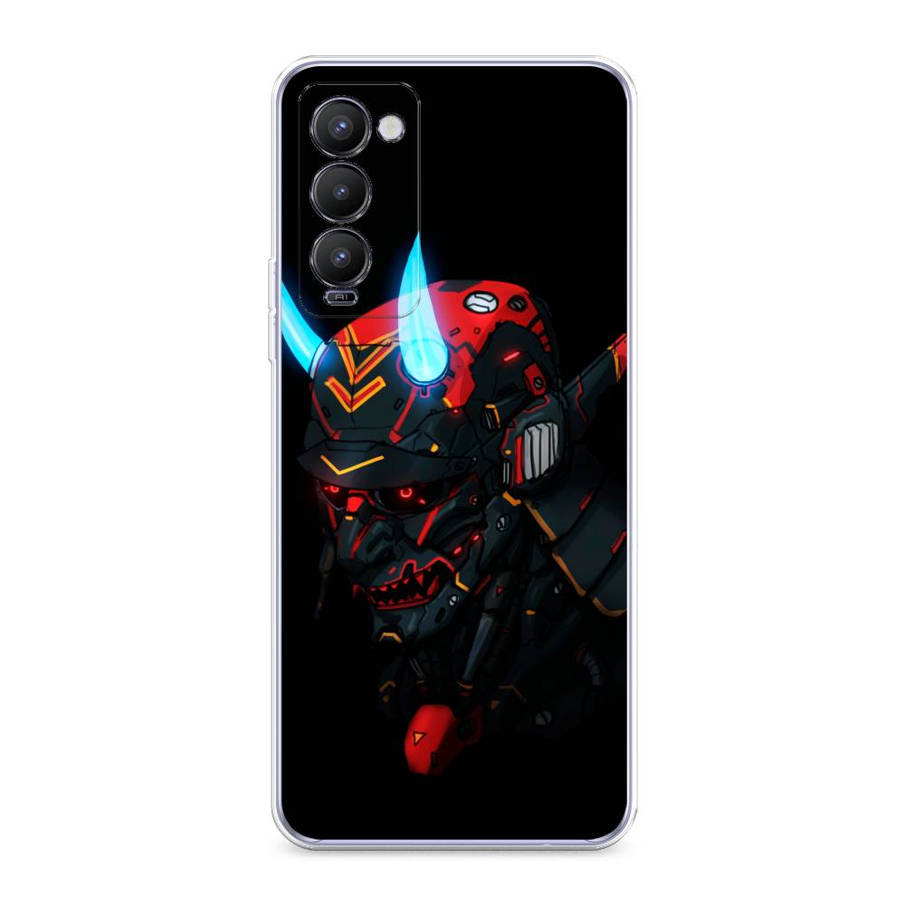 

Чехол Awog на Tecno Camon 18/18T "Неоновый самурай", Разноцветный, 300950-6
