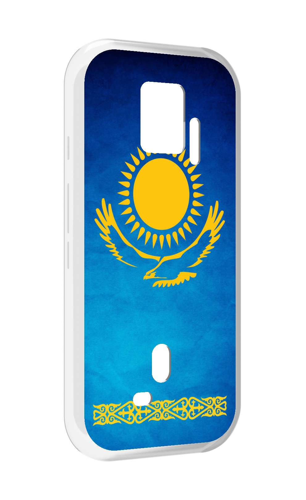 

Чехол MyPads герб и флаг казахстана для ZTE Nubia Red Magic 7S Pro, Прозрачный, Tocco