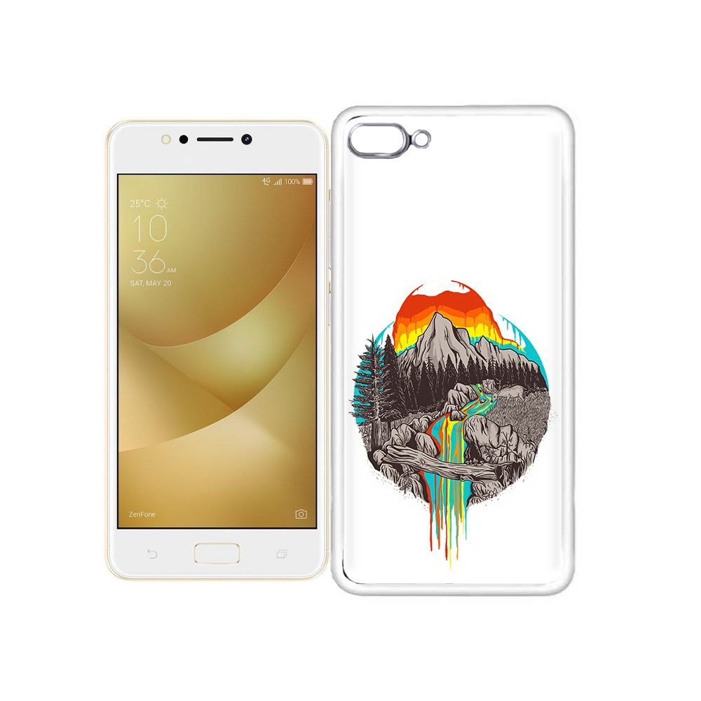 

Чехол MyPads Tocco для Asus ZenFone 4 Max Радужный водопад, Прозрачный, Tocco