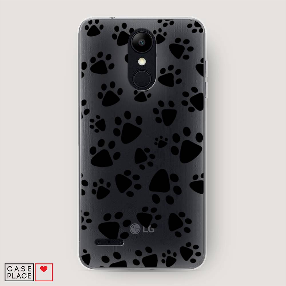 

Чехол Awog на LG K9 (K8 2018) "Лапки черные", Черный, 83750-2