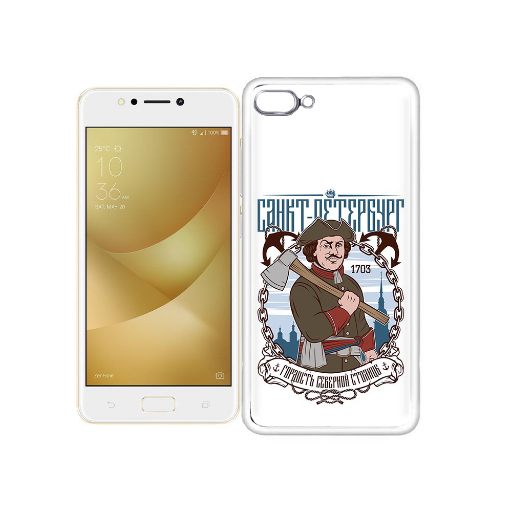 

Чехол MyPads Tocco для Asus ZenFone 4 Max Петр первый, Прозрачный, Tocco