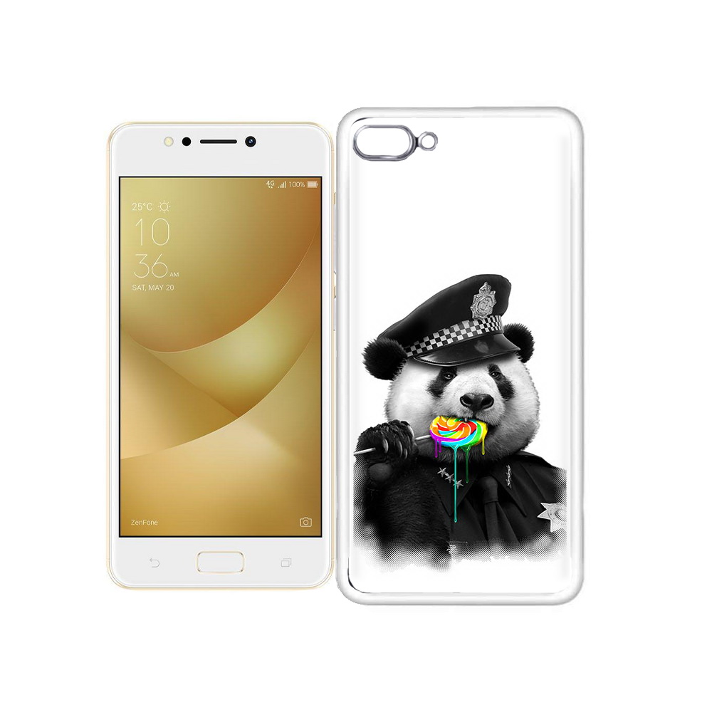 

Чехол MyPads Tocco для Asus ZenFone 4 Max Панда полиция, Прозрачный, Tocco